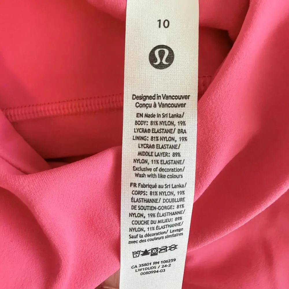 NWT Lululemon Align Tank Top *Light Support, A/B Cup Glaze Pink Size 10 - Picture 6 of 6
